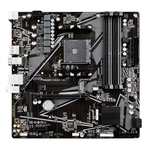 Placa de baza Gigabyte A520M DS3H V2 AM4