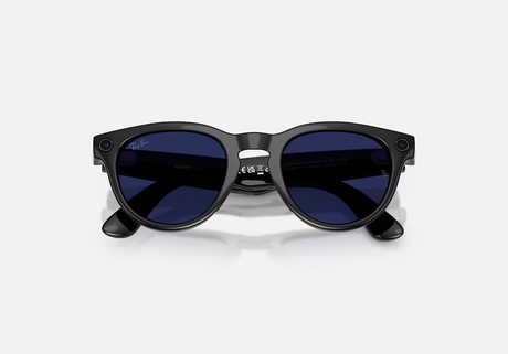 Ray-Ban Meta Headliner Gen 2 High Bridge FIT Shiny Black Clear/Sapphire Transitions 50-23