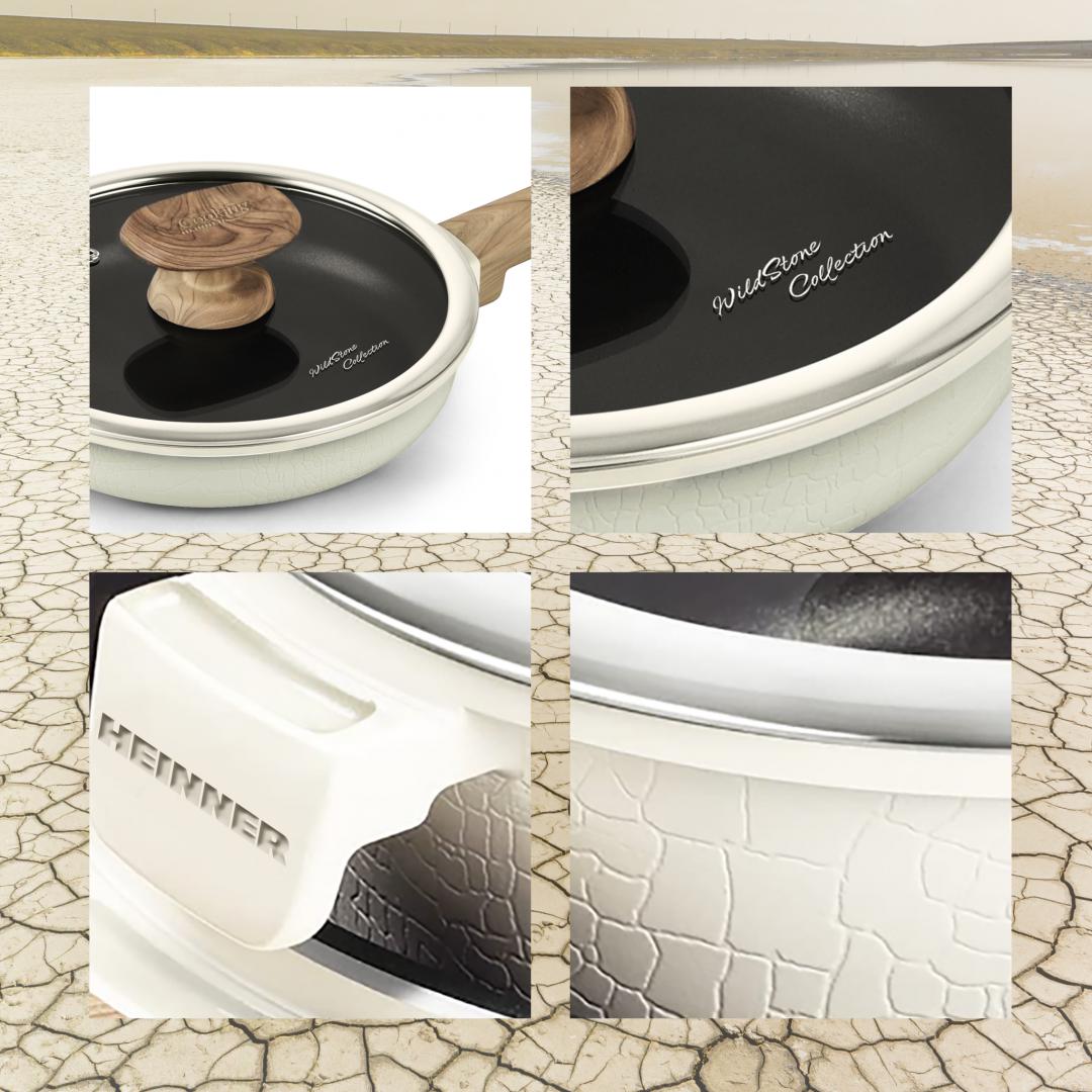 CRATITA ALUMINIU+CAPAC 20x9.5CM,2.5 L, WILD STONE, COOKING BY HEINNER