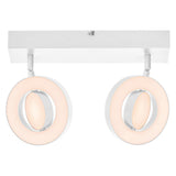 Spot LED dublu ajustabil Ledvance DECOR SATURN, 21W, 2180 lm, lumina alba (3000K-6500K), IP20, 460mm, Alb, clasa energetica F