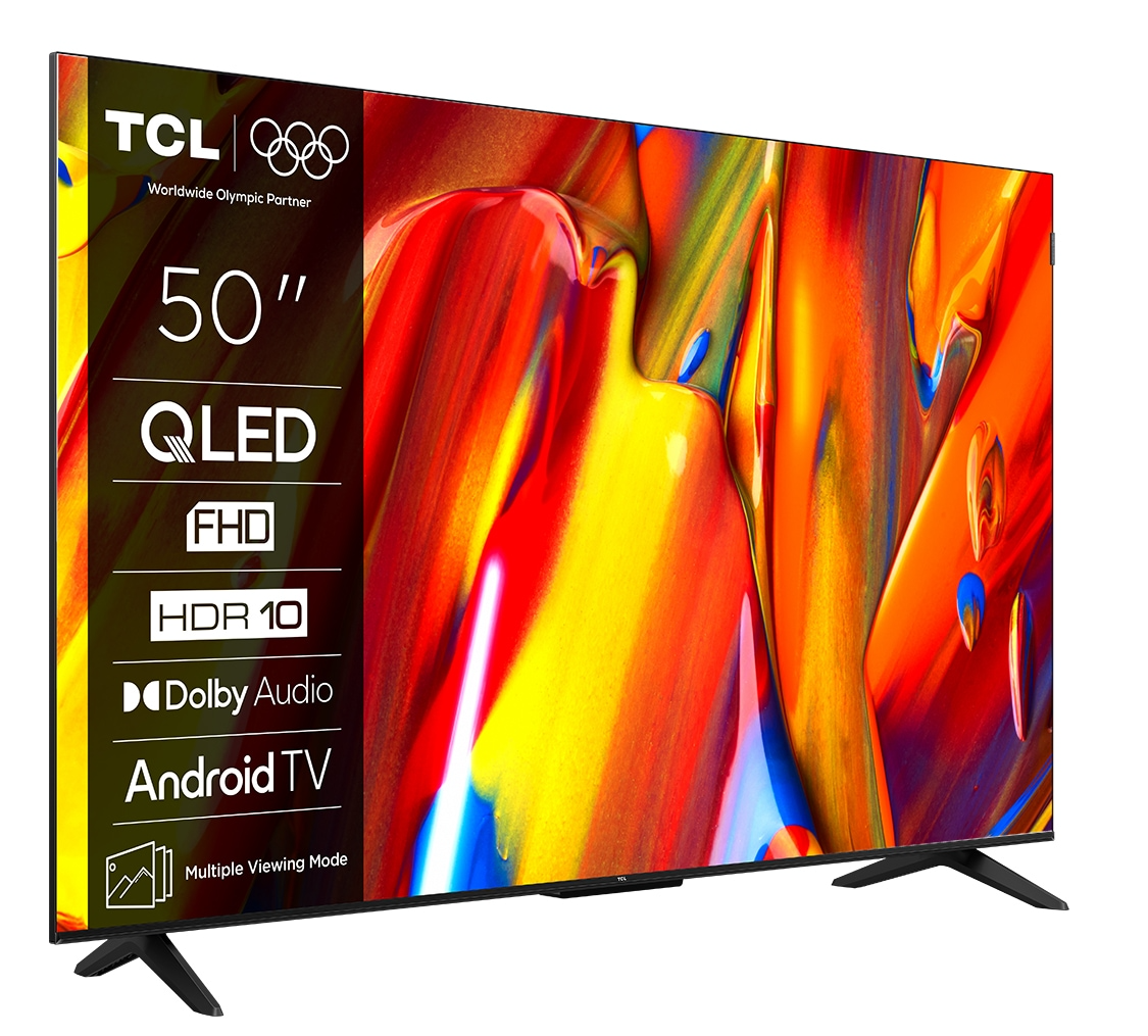 Televizor TCL QLED 50S59K, 126 cm, Smart Android TV, 60 Hz, Clasa E