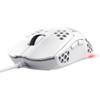 Mouse cu fir Trust GXT 928W Helox, rezolutie maxima 6400 DPI, 6 butoane, interfata USB-A, alb