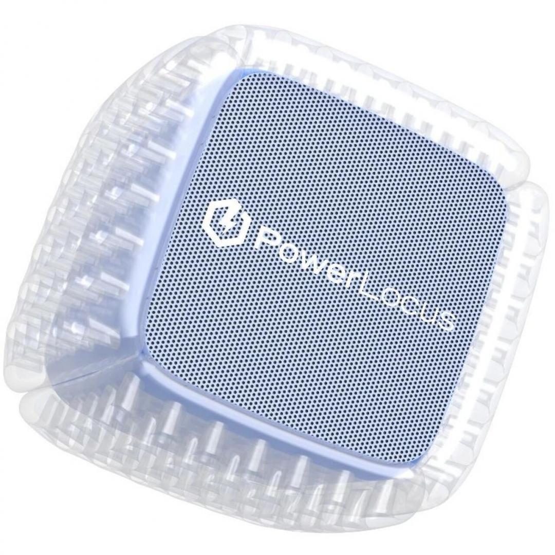 PowerLocus Set Boxa portabila Aero Bluetooth cu microfon wireless Albastru (waterproof)