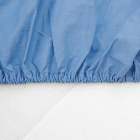 CEARCEAF PAT CU ELASTIC 140X200 CM BLUE