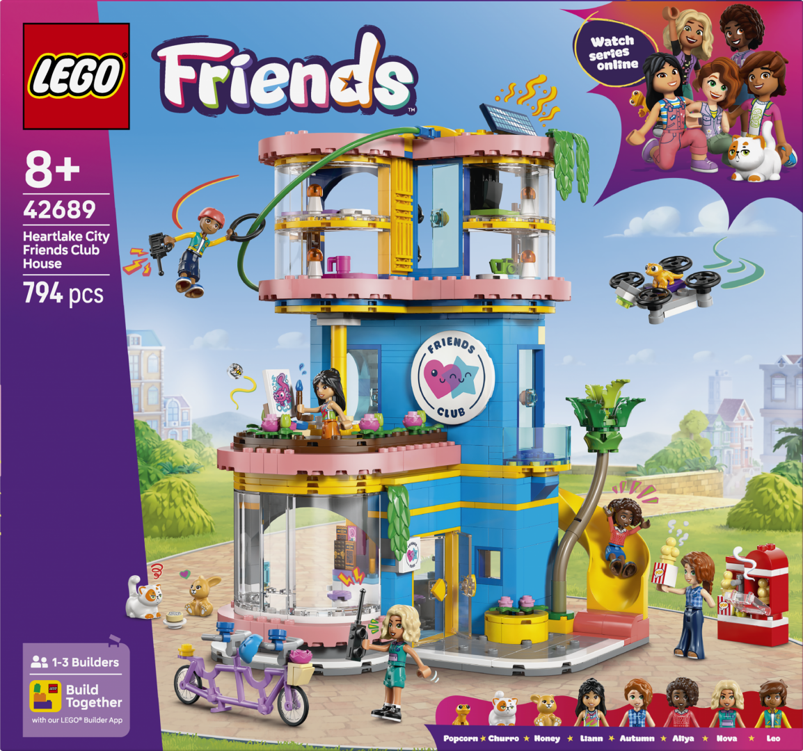 CLUBUL PRIETENILOR DIN ORASUL HEARTLAKE LEGO42689