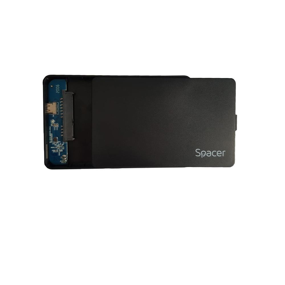 Rack extern HDD/SSD 2.5" Spacer USB-C 3.1 negru