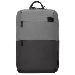 Rucsac laptop Targus 16" Sagano EcoSmart, pentru laptopuri de 16" sau mai mici, capacitate 22 de litri, material RPET 500, dimensiun: 33 x 19 x 53 cm, greutate 0.77 kg, negru/gri