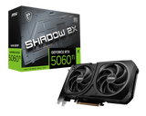 Placa Video MSI GEFORCE RTX 5060 TI SHADOW 2X OC PLUS 16GB GDDR7 128 bit, PCIE 5.0, 1x HDMI 3x DP