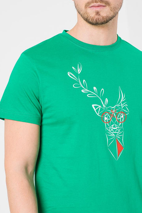 TRICOU  CERB FAMILIE BARBATI   K GREEN-M