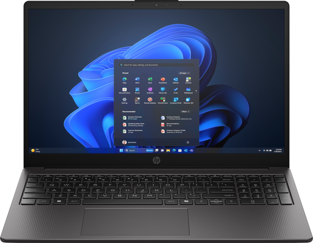 Notebook SMB HP 250R G10, cu procesor Intel Core 3 100U, 15.6'' TN, 8 GB DDR4, 512 GB SSD, Intel UHD Graphics, Fr OS