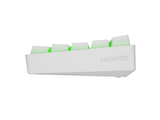 Tastatura gaming mecanica wireless Genesis Thor 660 G2 60% , iluminare RGB, switch Tactile, switch model Gateron Brown, numar taste 61, 13 butoane multimedia, lungime cablu 1.5m, dimensiuni 293 x 102 x 39 mm, alb