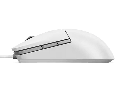 Mouse gaming Lenovo Legion M300s, Iluminare RGB, 8k DPI, Sensor Pixart, Glacier White