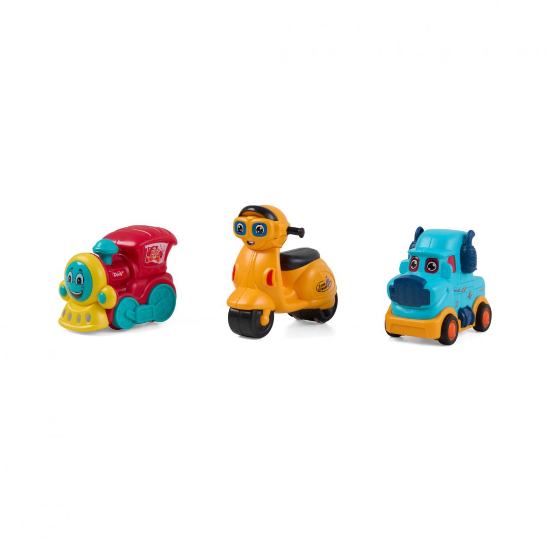 SET 3 VEHICULE ACTIONATE PRIN INERTIE