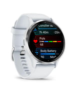 Ceas Garmin Venu 3 Silver/Whitestone