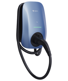 Solplanet EV Charger 7.4kW, RFID/NFC, WIFI+Bluethooth+RS485, Morandi Blue, 5M Cable+ETH