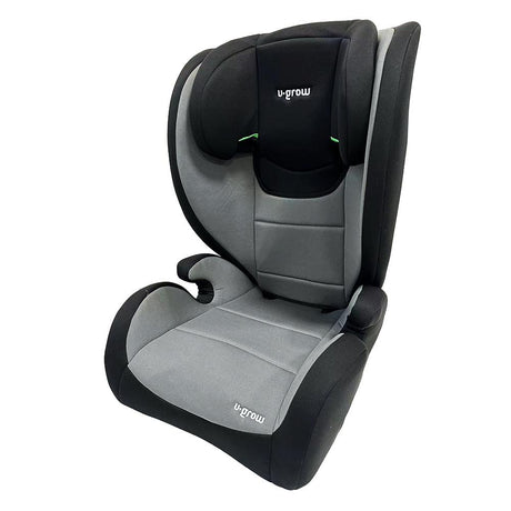 Scaun auto i-Size 100-150 cm , omologare  R129,cu isofix , gri/negru, U-Grow