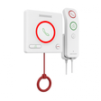 BUTON DE APELARE MEDICALA cu telecomanda Hikvision DS-KHH6020X-H;  1x RJ45 port, alimentare: DC12V/private POE, protectie: IPX5 Intercomunicare bidirecțională și alarme inteligente: – Comunicarea vocală clară între pacienți și personalul medical (statia de management a personalului medical) este