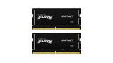 Memorie RAM notebook Kingston FURY Impact, 32GB, DDR5, 5600MHz, CL40, 1.1v, Dual Channel Kit