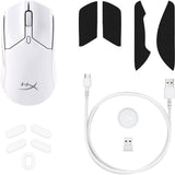 Mouse Gaming Wireless HyperX Pulsefire Haste 2 Core Wireless, 3600 DPI, Alb