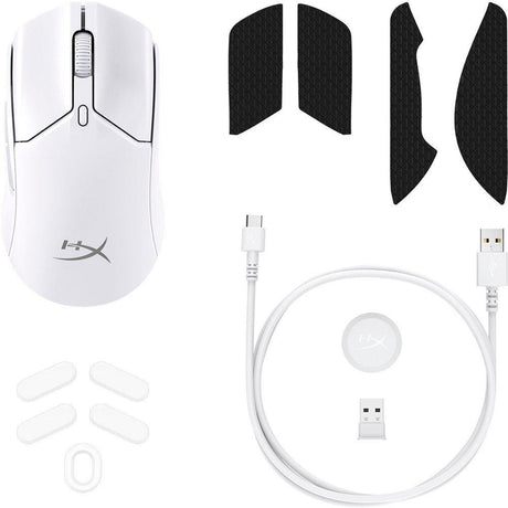 Mouse Gaming Wireless HyperX Pulsefire Haste 2 Core Wireless, 3600 DPI, Alb