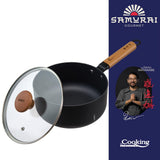 CASEROLA ALUMINIU + CAPAC 20X9.5 CM, 2.7L, RIKITO WATANABE, COOKING BY HEINNER