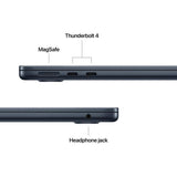 MacBook Air 13.6" Retina/Apple M4 (CPU 10-core, GPU 10-core, NeuralEngine 16-core)/16GB/ 1TB - Midnight - INT KB (2025) 35W USB‑C  ( cto from  MW133RO/A)