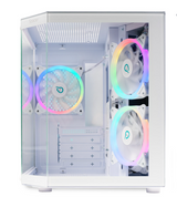 Carcasa SPACER Aquarium, RGB, Micro Tower, White