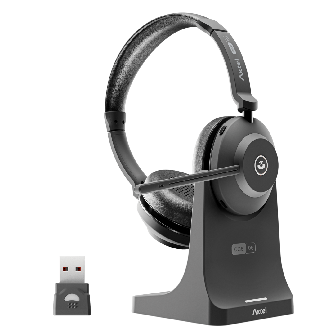 Căști Axtel ONE BT STEREO Wireless / Bluetooth, Dual Connectivity, dual- microphone ENC, FAST CHARGE, STRONG BATERY (40 Hours+) Up to 8.5 Days standby time