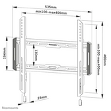 Suport TV de perete, Neomounts by Newstar WL30-550BL14, Fix, 32"- 65", VESA 400x400mm, suporta pana la 60kg, negru