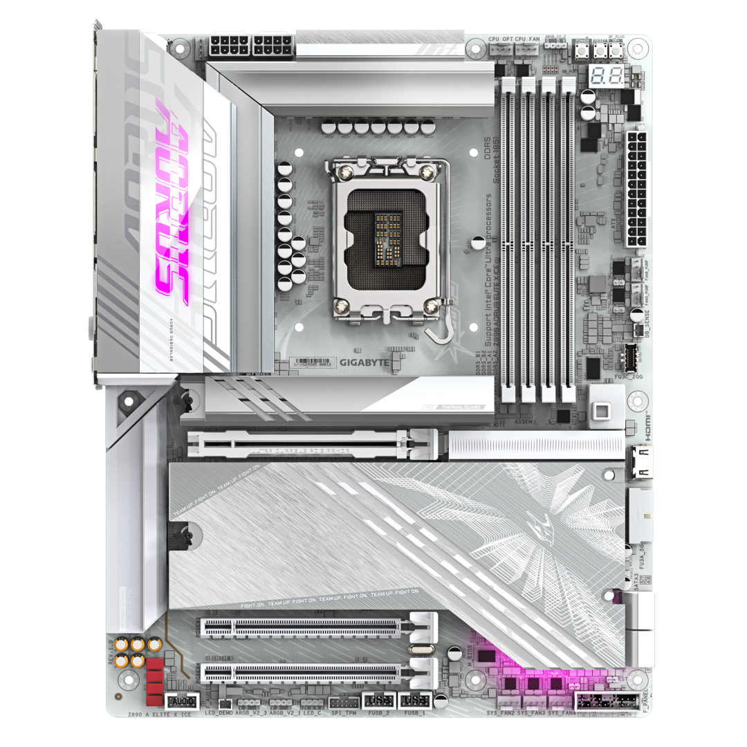 Placa de Baza GIGABYTE Z890 AORUS ELITE X ICE LGA1851
