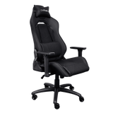 Scaun gaming Trust GXT 714 Ruya, greutate maxima suportata 150 kg, inaltime adjustabila scaun 10 cm, baza stea cu 5 roti, negru