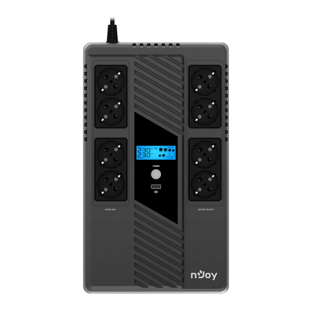 UPS nJoy Token 800 VA / 480 W  Capacity 800 VA / 480 W