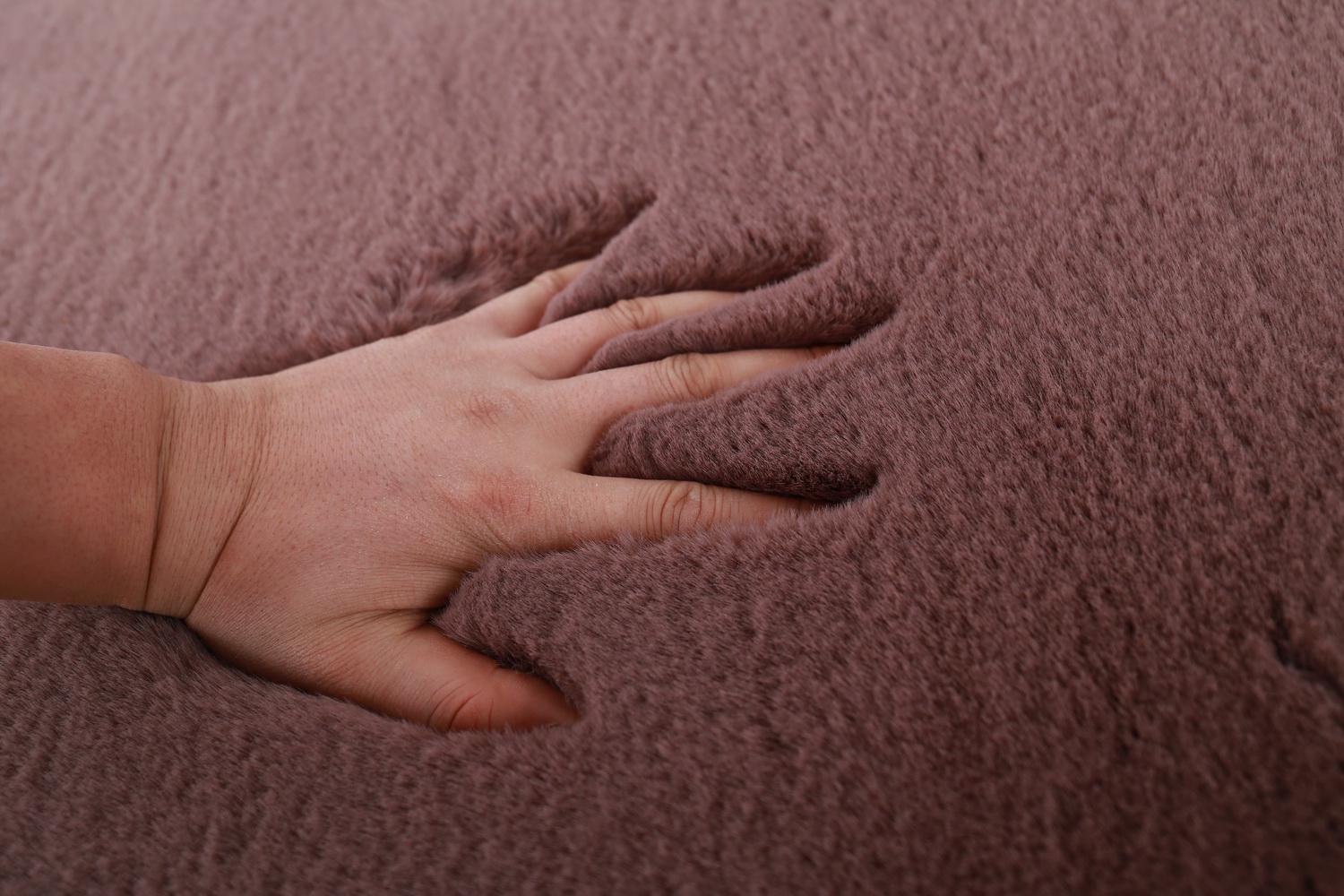Covor Heinner Shaggy soft blanita Mov 160x230 cm