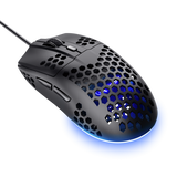 Mouse Trust GXT 928 Helox cu fir, optic, rezolutie meaxima 6400 DPI, negru