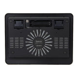 STAND LAPTOP SPACER SP-NC19 15.6", sita metal, fan 14cm, led albastru, negru