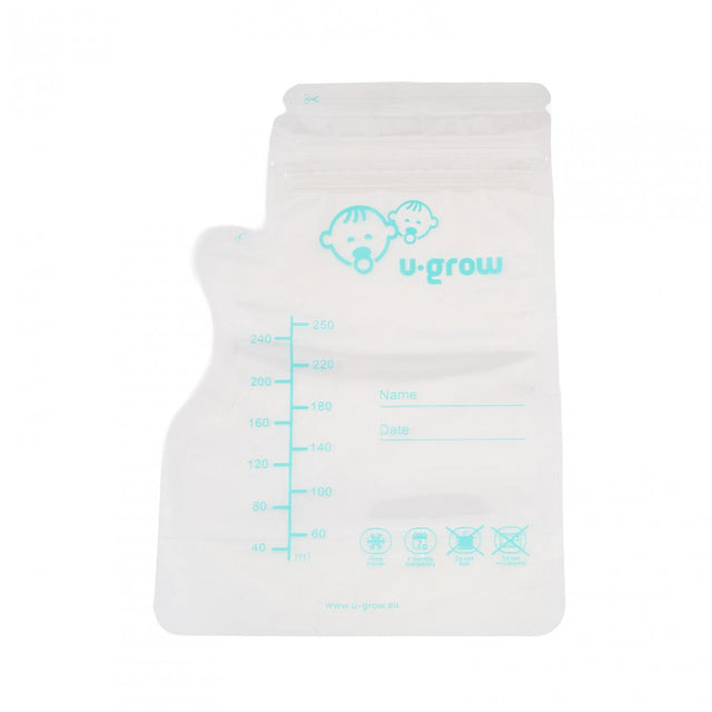 Pungi stocare lapte matern 30buc UMB-001, U-Grow