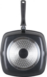TIGAIE GRILL ALUMINIU + CAPAC 28 x 4.5 CM , DARK LINE, COOKING  BY HEINNER
