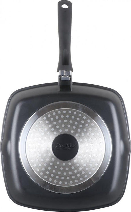 TIGAIE GRILL ALUMINIU + CAPAC 28 x 4.5 CM , DARK LINE, COOKING  BY HEINNER