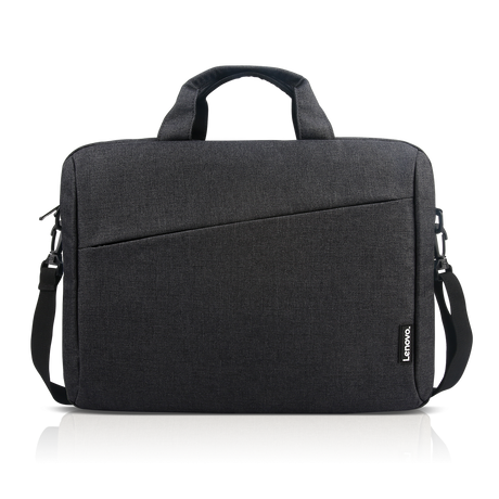 Geanta laptop Lenovo Casual Toploader T210, 15.6", Black, rezistent la apa, compartiment accesorii, compartiment laptop captusit, Material: Textil, Dimensiuni externe: 362 x 22 x 250 mm, Greutate: 465g