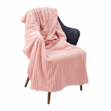 PATURA FLANNEL 150X200 CM ROZ