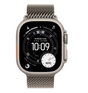 Apple Watch Ultra 3 GPS + Cellular 49mm Natural Titanium Case with Natural Titanium Milanese Loop - Large