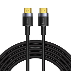 Cablu video Baseus Cafule, conectivitate HDMI (T) la HDMI (T), rezolutie maxima 4K UHD (3840 x 2160) la 60 Hz, conectori auriti, lungime 5 metri