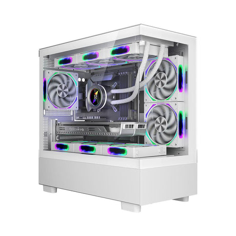 Carcasa 1STPLAYER MI5 Mid Tower ARGB ALB