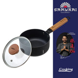 CASEROLA ALUMINIU + CAPAC 16X7.5CM, 1.4L, RIKITO WATANABE, COOKING BY HEINNER