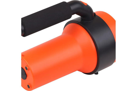 Lanterna LED de mana Ledvance Spotlight, 3W + 1W COB, 300 lm, lumina rece (6500K), 4 moduri de iluminare, acumulator Li-Ion 2x1200 mAh, IP20, cablu incarcare USB inclus, Portocaliu/Negru