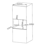 CUPTOR CU MICROUNDE INCORPORABIL HEINNER HMW-25BIGBK