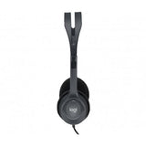 Casti Head-band Logitech H111, Wired, Negru