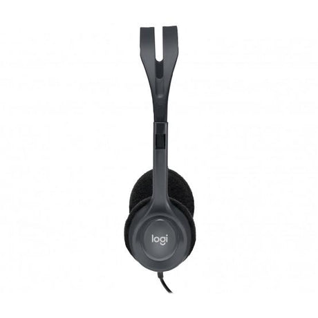 Casti Head-band Logitech H111, Wired, Negru