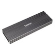 Rack extern SPACER, pt. SSD M.2 PCIe NVME, interfata PC USB 3.1 Type C, Striat, aluminiu, negru