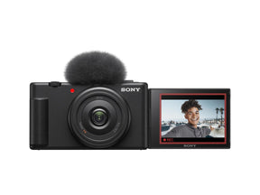 SONY Compact dedicata pentru vlogging ZV-1F 20.1MP, 7.6mm, F2 ISO 125-12.800, 1/32.000s, 4K @30fps, SD/SDXD/SDHC/x1 Micro-HDMI/x1 USB-C, Rafala 3.5-16cps, WiFi/Bluetooth, Senzor CMOS Exmor RS 1"